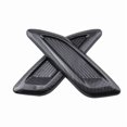 thumbnail image 4 of 2Pcs/Set  Car Hood Bonnet Vents Air Intake Scoop Flow Intake Front Engine Cover ABS Black Carbon Fiber Self-Adhesive, 4 of 5