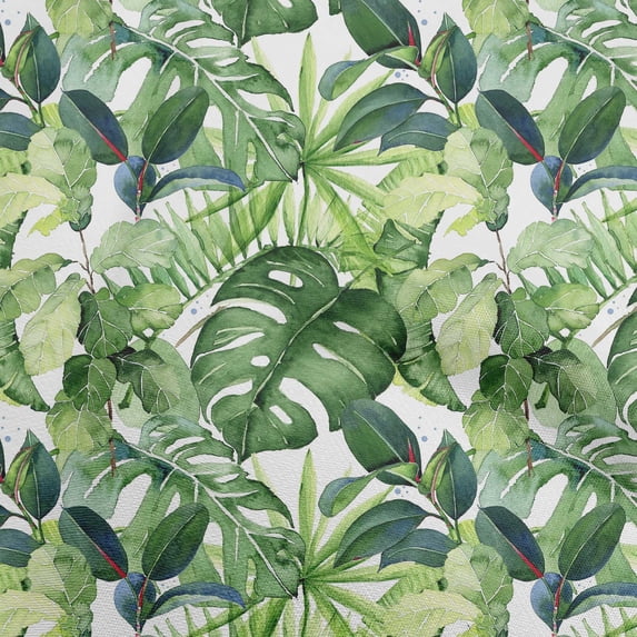 oneOone Cotton Jersey Green Fabric Tropical Quilting Supplies Print Sewing Fabric By The Yard 58 Inch Wide-74