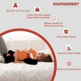 thumbnail image 6 of Niuniu Daddy Weighted Red Panda Stuffed Animal Set,20" Giant Anxiety Red Panda Plush Toy,3.3-Pound Sensory Large Plushies Body Pillow,Birthday Gift for Girls,Boys&Adults, Include Bag Sticker Car, 6 of 10