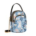 thumbnail image 7 of FORMRS Crossbody Bag for Women Quilted Travel Shoulder Cell Phone Purse with Chain Strap Handbag, Floral Easter Rabbits, 7 of 7
