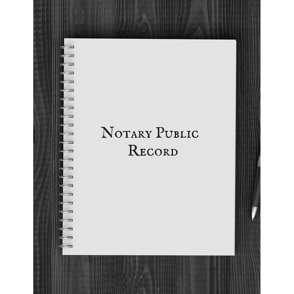 Notary Public Record Public Journal O f Notary Records Entry Logbook