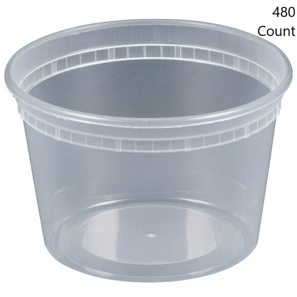Pactiv SD5016Y 16 oz Newspring Deli Cup, Case of 480