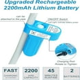 thumbnail image 3 of MAXVINI Portable Shower Camping Shower Outdoor Camp Shower Pump, Electric Rechargeable Portable Camping Shower, Powered by Rechargeable Battery, 3 of 6