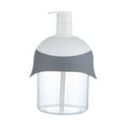 thumbnail image 3 of Dispensador de jabón recargable de 480 ml, elegante y compacto, a prueba de fugas. gris, 3 of 7