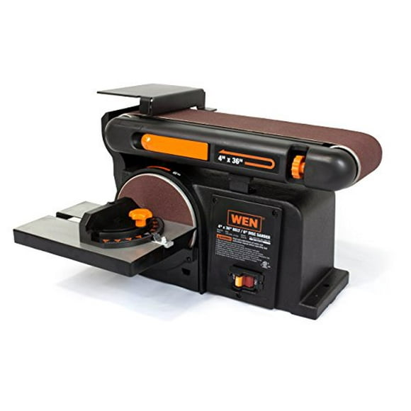 WEN 6502 4 x 36-Inch Belt and 6-Inch Disc Sander with Cast Iron Base