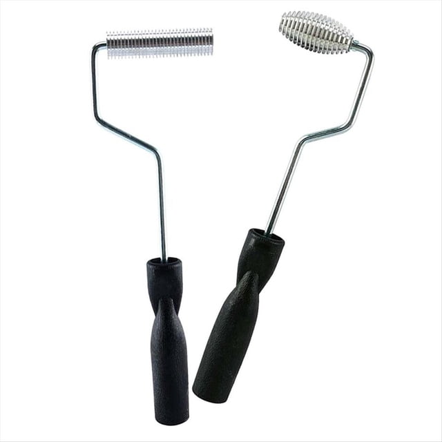 Kit de 2 Rodillos de Fibra de Vidrio de 35 cm, Herramienta de de , Rodillo Laminador para Moldes, Cepillos y Rodillos.