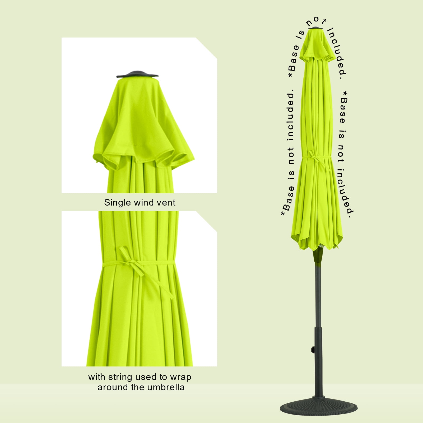 Tempera 9FT Push Botton Tilt patio umbrella