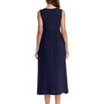thumbnail image 4 of ANYJOIN Women's Sleeveless Tank Dress Summer Casual Swing Sundress Midi Dress with Pockets, 4 of 5
