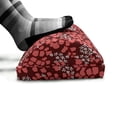 thumbnail image 5 of Botanical Foot Rest, Warm Toned Forest Blossom Leaves Leaf Vintage Flora Branches Pattern, Non-Slip Backing Adjustable Ergonomic Memory Foam Leg Support for Office, Pale Maroon and Coral, by Ambesonne, 5 of 5