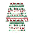 thumbnail image 4 of Odeerbi Kids Girls Skater Twirl A-Line Dress Long Sleeve Pleated Dancing Dress Spring Fall Christmas Dress 4-14 Years Children Christmas Printed Princess Dress Kids Clothes Green, 4 of 4