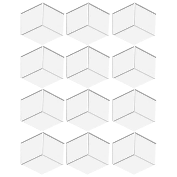 Pack of 12 Hexagonal Foam Panels Soundproof Wall Panels Acoustics Tiles
