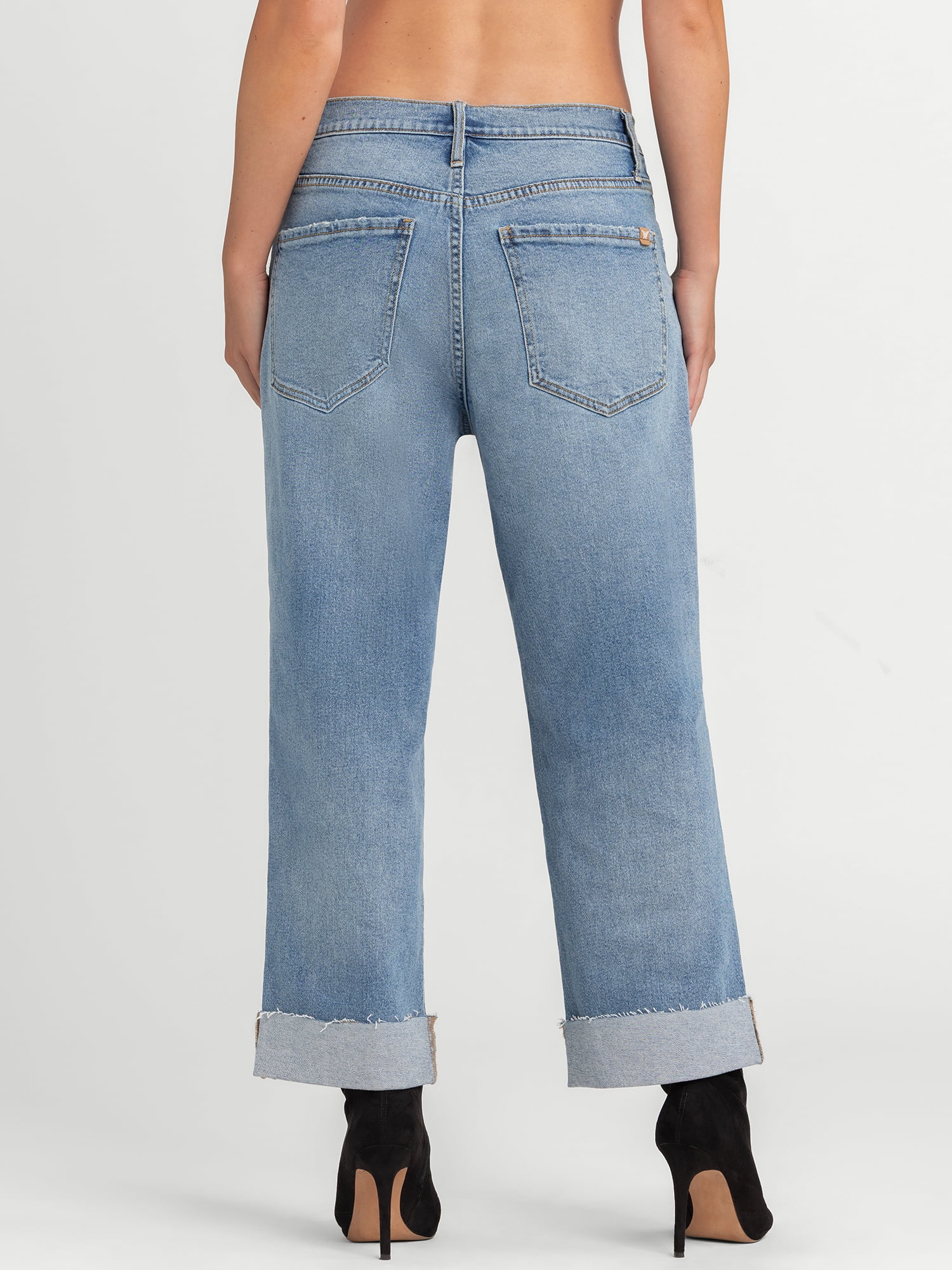 Jessica Simpson Women's and Women's Plus Zinnia Boyfriend Jeans, 25" Inseam, Sizes 2-24