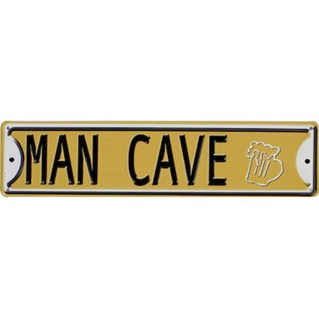 

Northwood Collection NC-IMP5849 4 x 16 in. Man Cave Metal Sign