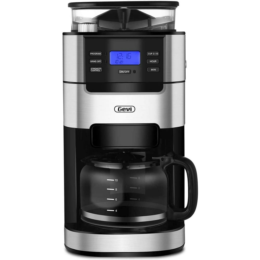 10Cup Drip Coffee Maker, Grind and Brew Automatic Coffee