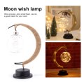 thumbnail image 4 of SepakLámpara LED Moon Takraw de ratán hecha a mano cuerda de Ehuebsd cáñamo luz nocturna de hierro forjado decoración del hogar linterna para dormir lámpara de noche, 4 of 9