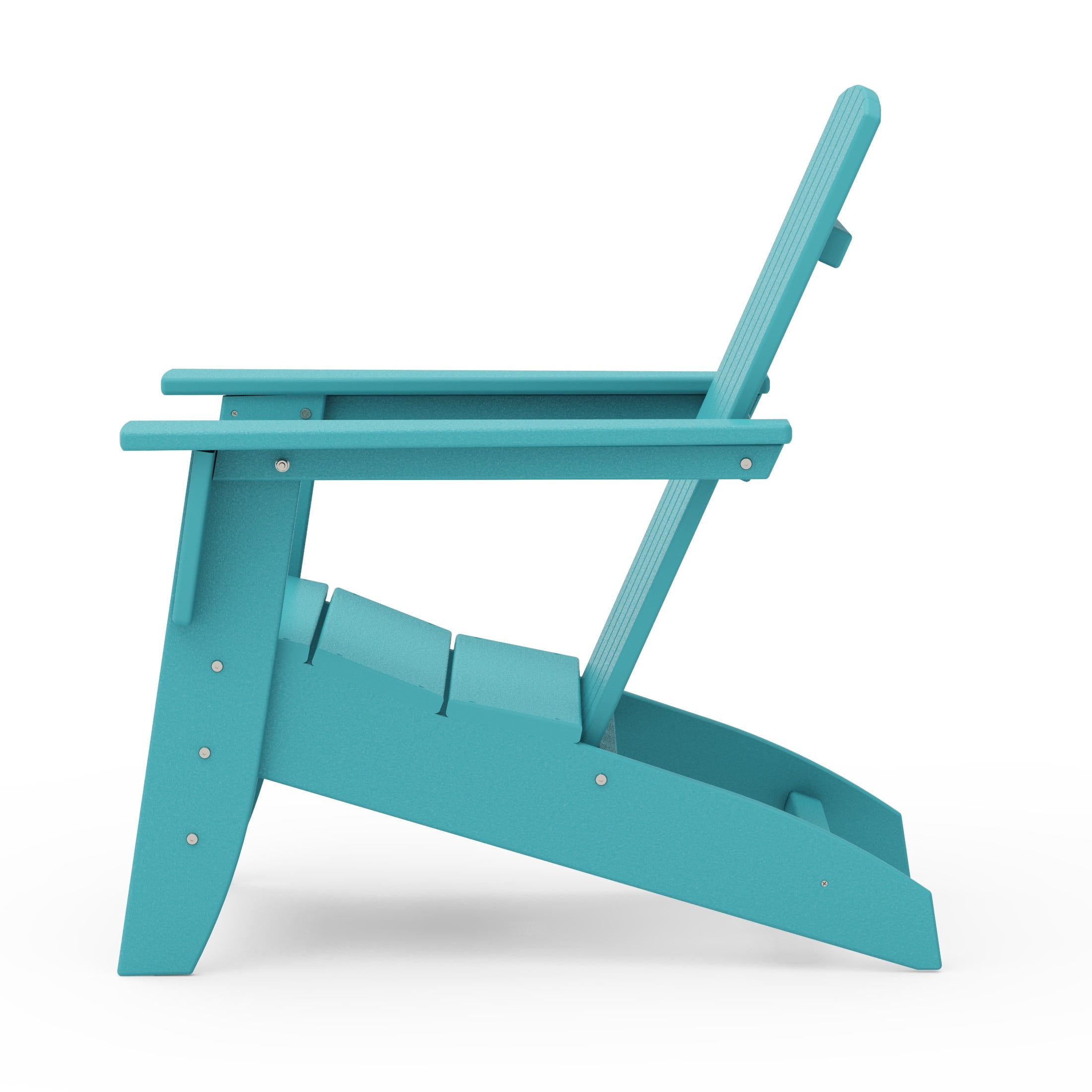 Better Homes & Gardens by POLYWOOD Southlake Outdoor Modern Adirondack Chair, All-Weather HDPE, Patio Seat, in Aruba
