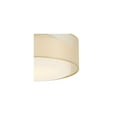 thumbnail image 3 of Possini Euro Design Ceiling Light Semi Flush Mount Fixture 12 1/2" Wide Plated Gold 2-Light Sheer Fabric Outer Opal White Glass Drum Shade for Bedroom, 3 of 6