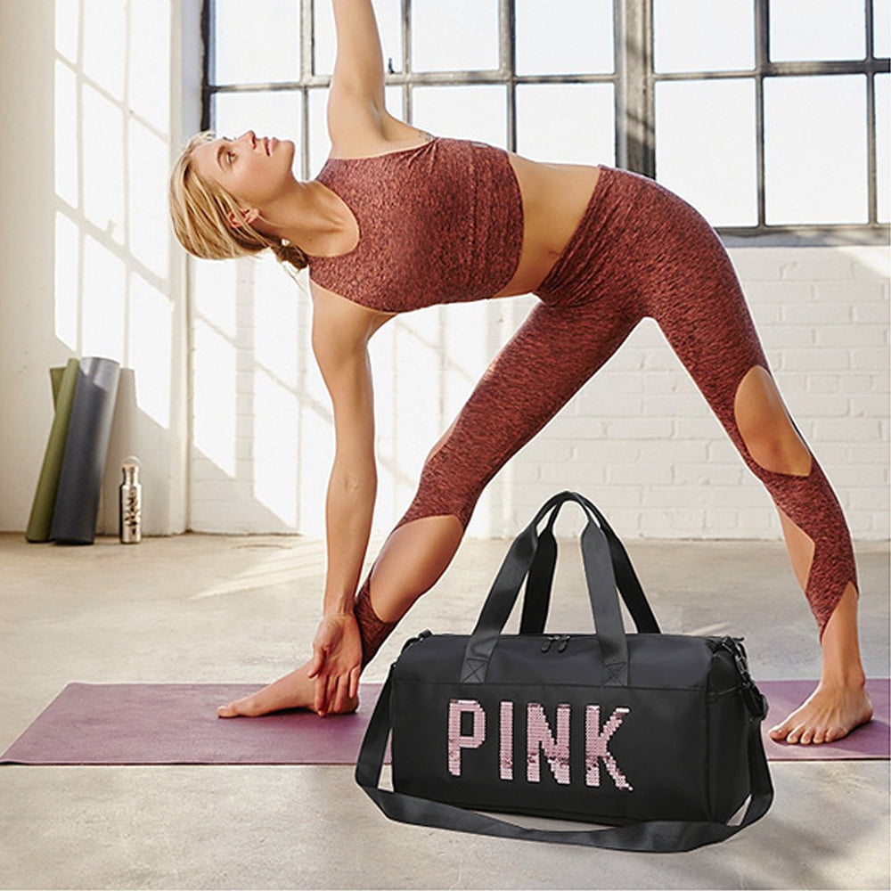 Gym Bag Travel Sports Duffel Bag for Men and Women Weekender Bag Workout Tote Bag with Dry Wet Pocket & Shoes Compartment