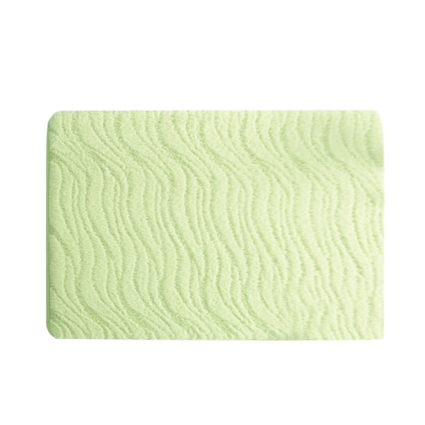 Alfombra de entrada antideslizante de microfibra a rayas extragruesa para baño y cocina. Alfombra absorbente de agua para el suelo de la entrada del baño y la cocina.