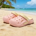 thumbnail image 2 of Krdevn Kids' Solid Color Clogs Lightweight Breathable Hollow Out Non-Slip Summer Beach Slip-On Casual Sandals,Sizes 7-8 Years, 2 of 4