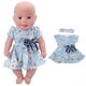 thumbnail image 4 of Ropa para muñecas ANGGREK vestido de muñeca azul 18 pulgadas, 4 of 8