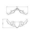 thumbnail image 3 of Baohd Motorcycle Na-ked Front Spoiler Winglet Aerodynamic Wing Kit Spoiler Spoiler Winglets Front Spoiler Carbon Fiber, 3 of 6