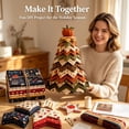 thumbnail image 6 of 2026 New Christmas & Halloween Diy Quilted Fabric Tree Kit, 3D Fabric Patchwork Craft Set for Beginners, Handmade Tabletop Holiday Decor, Ideal for Home Mantel Table Office Display, 6 of 8