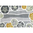 thumbnail image 1 of Homefires PPS-JB115B 22 x 34 in. Beachcomber - Neutral Indoor Outdoor Area Rug, Gray, 1 of 1