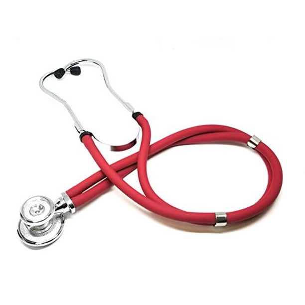 Premium Stethoscopes Sprague Double Tube Adult and Pediatric Stethoscope - Ideal Gift for EMT, Nurse, Doctor, Medical Student, Paramedic and First Responders Includes Accessories (BURGUNDY) Premium Stethoscopes Sprague Double Tube Adult and Pediatric Stethoscope - Ideal Gift for EMT, Nurse, Doctor, Medical Student, Paramedic and First Responders Includes Accessories (BURGUNDY)