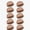 Brown, variant on 10 Pcs Stocking Wave Cap for Men Adult Stretchy Nylon Skull Wave Lightweight Beanie Caps for Men Women White