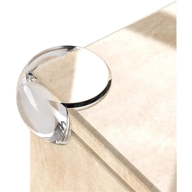 Protectores de esquina de seguridad, Protector de esquina de mesa de muebles de bebé transparente, Protector de esquina de mesa suave para niños para niños TUNC Sencillez
