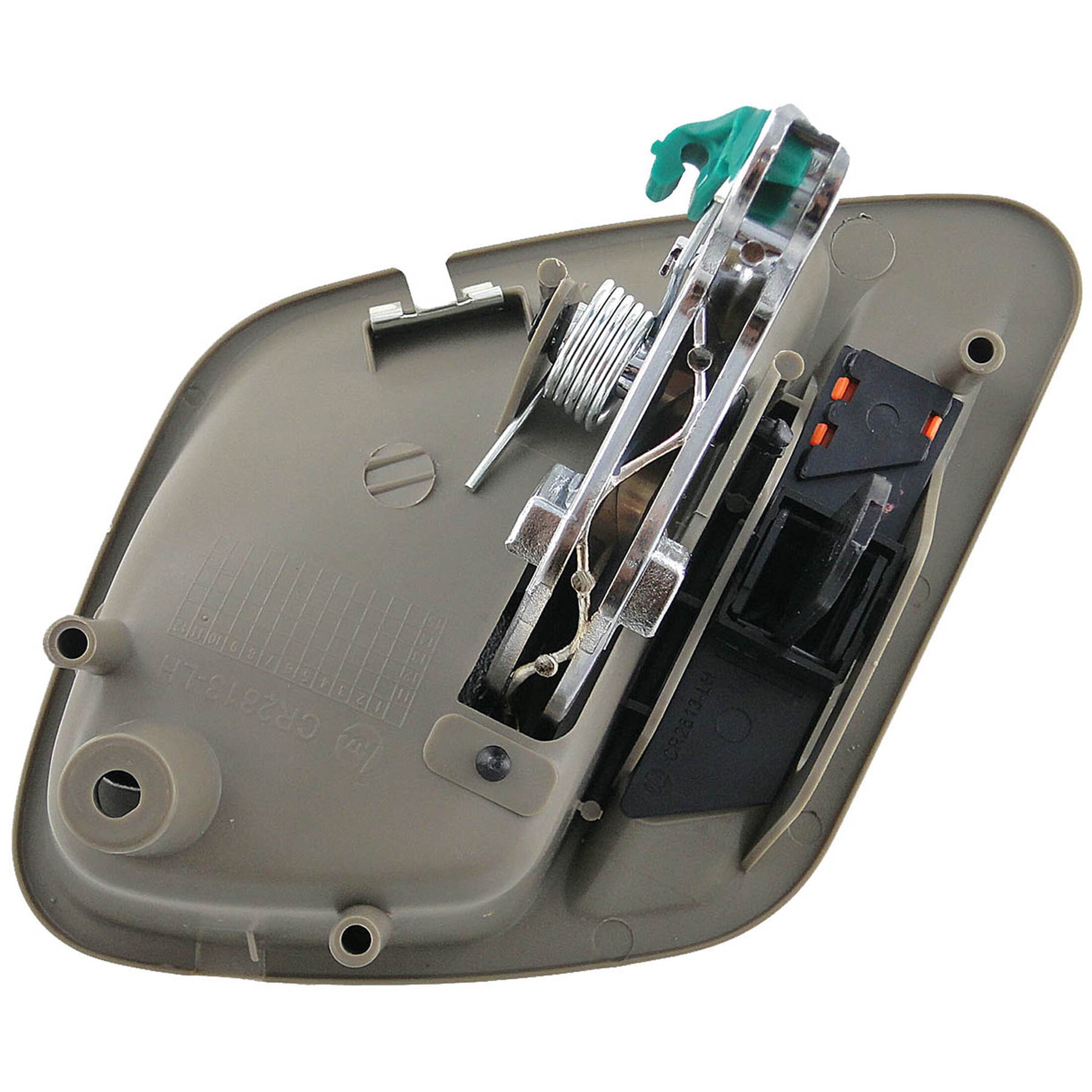 Dorman 81662 Interior Door Handle for Specific Jeep Models, Chrome Lever; Taupe Housing