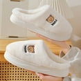thumbnail image 4 of Dakaela Slipper House Slippers for Women Men Plush Fuzzy Bedroom Shoes Indoor Couple Slip on Slides, 4 of 6