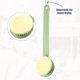 thumbnail image 5 of Depurador de espalda, cepillo de baño, cepillo de baño de mango largo para ducha de baño, 13.98x3.15x1.18, verde, 5 of 7