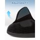 thumbnail image 4 of Pantufla LongBay 13 Negra de Espuma de Memoria para Diabéticos, 4 of 9