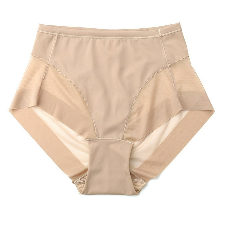 Women's Sheer Striped Mesh Briefs High Spring Comfort Ice Silk Panties Long  Boy Shorts Underwear for Women Cotton