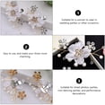 thumbnail image 4 of SHISUYAN 1Pair Bridal Shoe Buckles Flower Pattern Shoe Buckles Wedding Shoe Accessories, 4 of 8