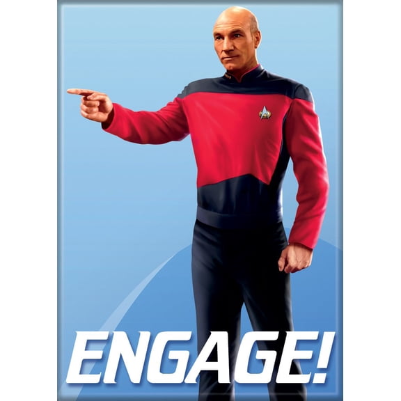 Star Trek Next Generation Picard Engage Magnet