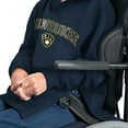 thumbnail image 5 of Men's G-III Sports by Carl Banks Navy Milwaukee Brewers Adaptive Lockup Fleece Hoodie, 5 of 7