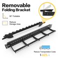 thumbnail image 3 of Patch Panel Enmane, soporte en rack Keystone RJ45 de 24 puertos en blanco, 3 of 7