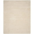 thumbnail image 5 of SAFAVIEH Santa Monica Chelsey Solid Shag Area Rug, Ivory, 6'7" x 6'7" Round, 5 of 7
