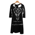 thumbnail image 2 of Tournée Officielle 2024 (Image Blanche sur une Robe Évasée Transparente Robe Col Carré Robe Élégante Mode Féminine Imprimée, 2 of 5