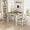 Grey, variant on Hooseng 3 Piece Dining Table Set for 2, Small Wooden Kitchen Table with Storage, Farmhouse Square Dinette Set for Dining Room, Breakfast Nook, Apartment, Small Space