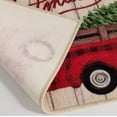 thumbnail image 3 of Natco Christmas Accent Rug Retro Red Truck Kitchen Decor, Non-Skid Backing, 20 x 30 Inches, 3 of 11