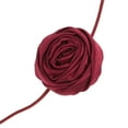 thumbnail image 4 of Unique Bargains Elegant Rose Adjustable Choker Necklace 1 Pc Wine Red, 4 of 6