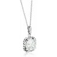 thumbnail image 3 of Leander 925 Sterling Silver Necklace for Women - Rope with Cubic Zirconia Vintage Design - Hypoallergenic, Lead & Nickel Free Jewelry - Artisan Handcrafted Statement Necklace, 3 of 6