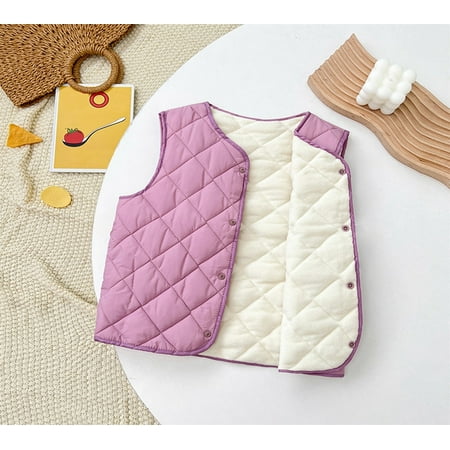

Sweater For Child Toddler Children Kids Baby Boys Girls Winter Solid Sleeveless Vest Jacket Outer Outwear Outfits Clothes Coat