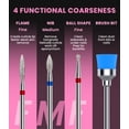 thumbnail image 2 of MelodySusie Nail Drill Bits Set, 7Pcs Professional Tungsten Carbide Ceramic Acrylic Nail File Drill Bit for Manicure Pedicure, 2 of 11