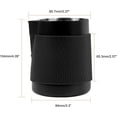 thumbnail image 2 of ABCISI Espresso Milk Pitcher, 15.04/450ml Milk Frothing Pitcher without Handle, Espresso Steaming Pitcher with Sharp Spout for Espresso Barista Tool(black), 2 of 11