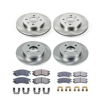 Ultimate Brakes Front and Rear Semi-Metallic Brake Pad and Rotor Kit with Hardware WM81108